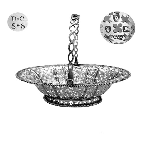 Georgian  Silver  Sweet Basket 1761