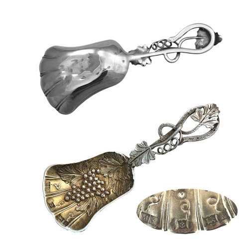 Victorian Silver Caddy Spoon 1855
