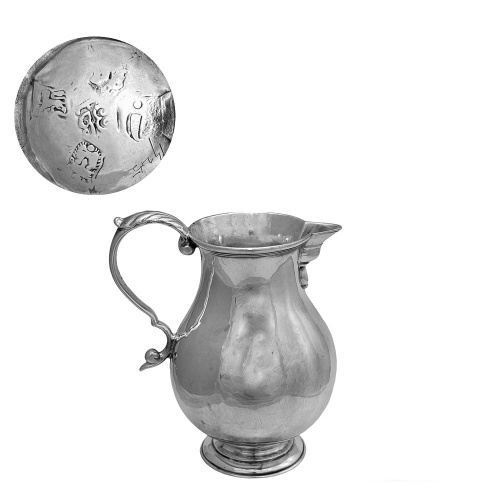 Georgian Silver Cream Jug Exeter 1733