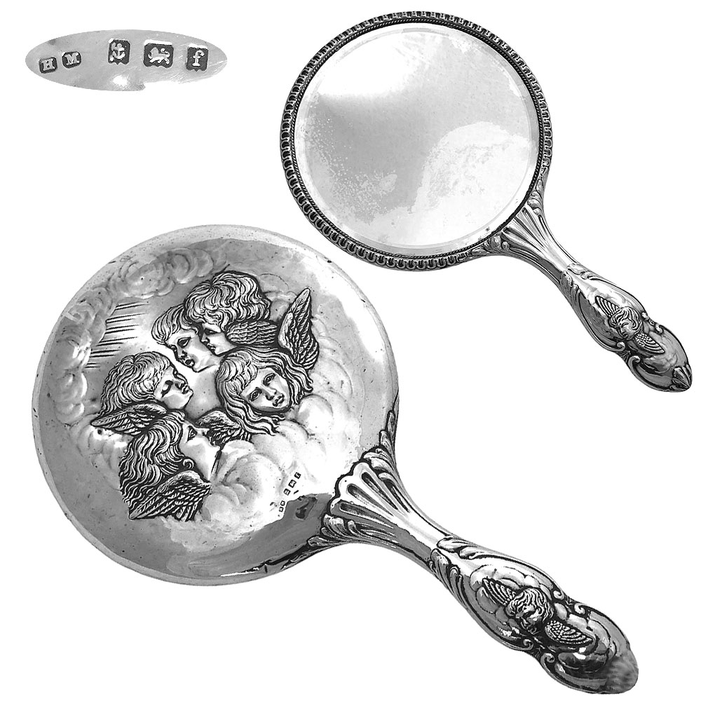 Sterling Silver Reynolds Angels Hand Mirror 1905 key-consumer-trends-wellness-connection-and-value