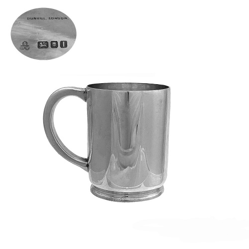 Sterling Silver  Half Pint Mug London 1944 Dunhill