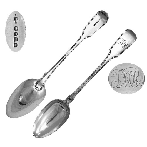 Georgian Silver Stuffing Spoon London 1804