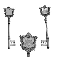 Victorian Silver Key  1897