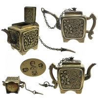 William IV Silver Gilt Miniature Tea Pot 1830