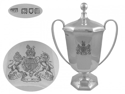 Royal Agricultural Presentation Cup & Cover 1907